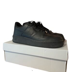 Black Nike Air Force 1 Shoes